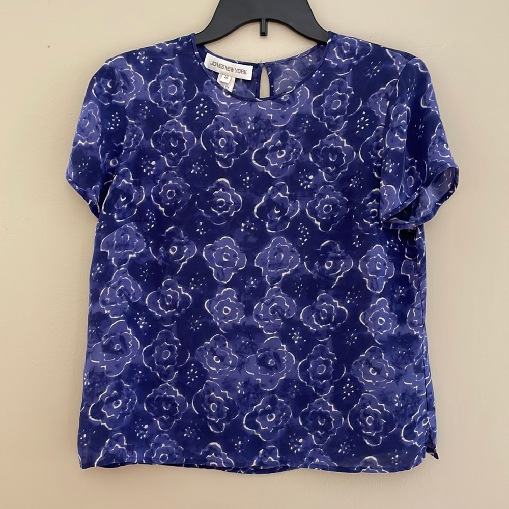 JONES NEW YORK Silk Top
